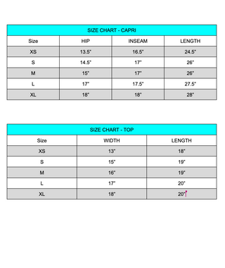 Aqua Capri Set