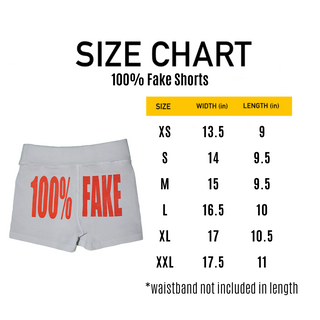 100% FAKE SHORTS