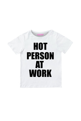 HOT PERSON AT WORK ADULT TEE