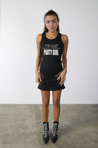 BLACK PARTY GIRL DRESS