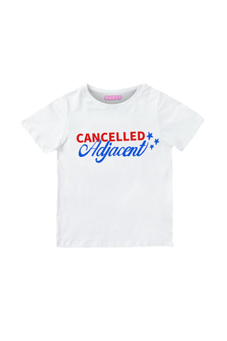 CANCELLED ADJACENT ADULT TEE WHITE